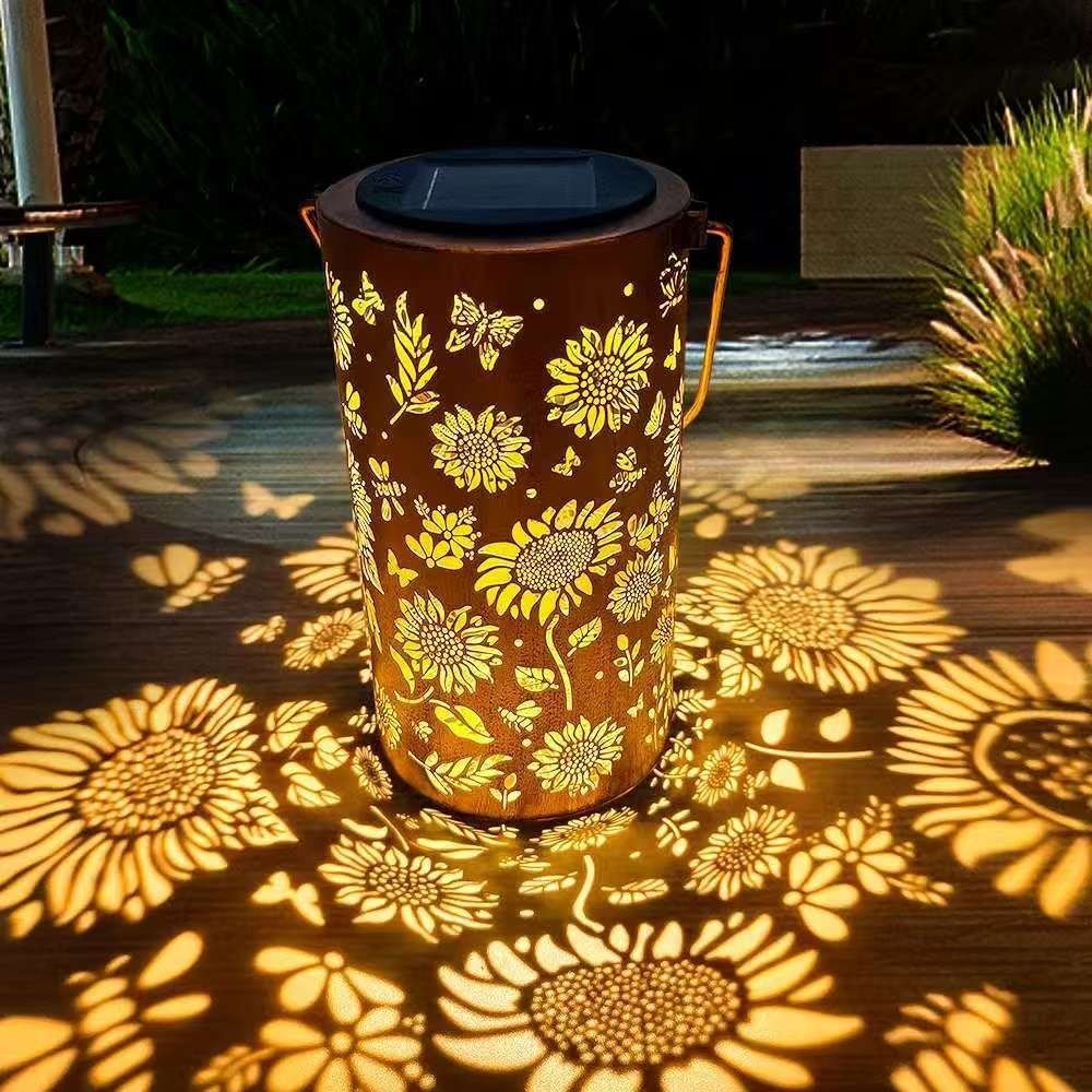 Garden Lighting Decor - Lumière de tournesol et lumière d'ombre,