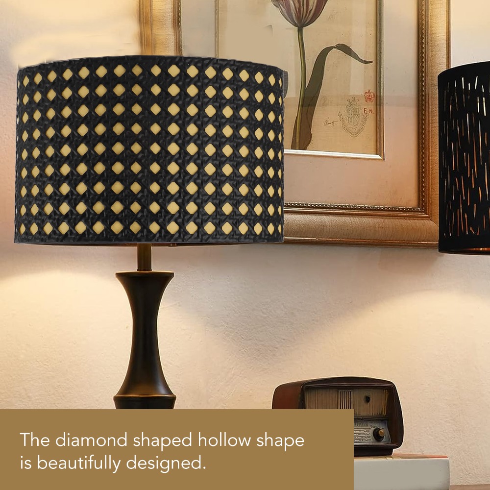 Geometric Lamp Shade - Abat-jour en fer moderne à motif