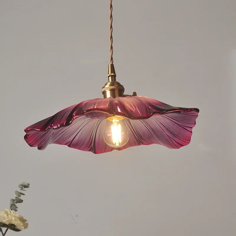 Decor Lighting Fixtures - Lampes suspendues Vintage en verre à