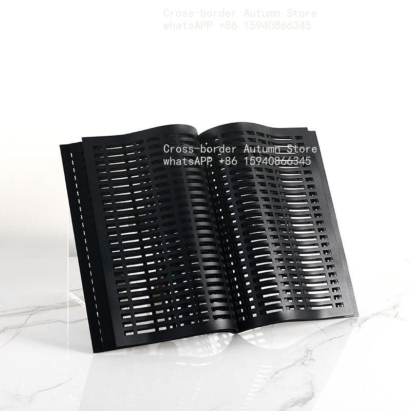 Lighting And Decor Magazine - Porte-revues minimaliste en métal, style luxe