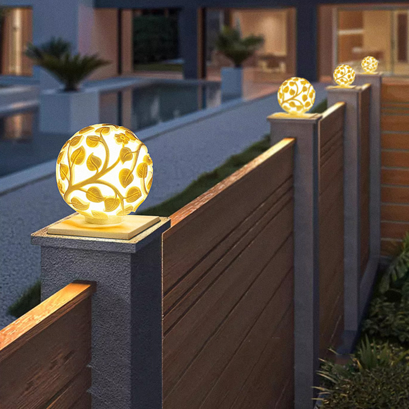 Garden Lighting Decor - Lampes de colonne d'extérieur, lampes de