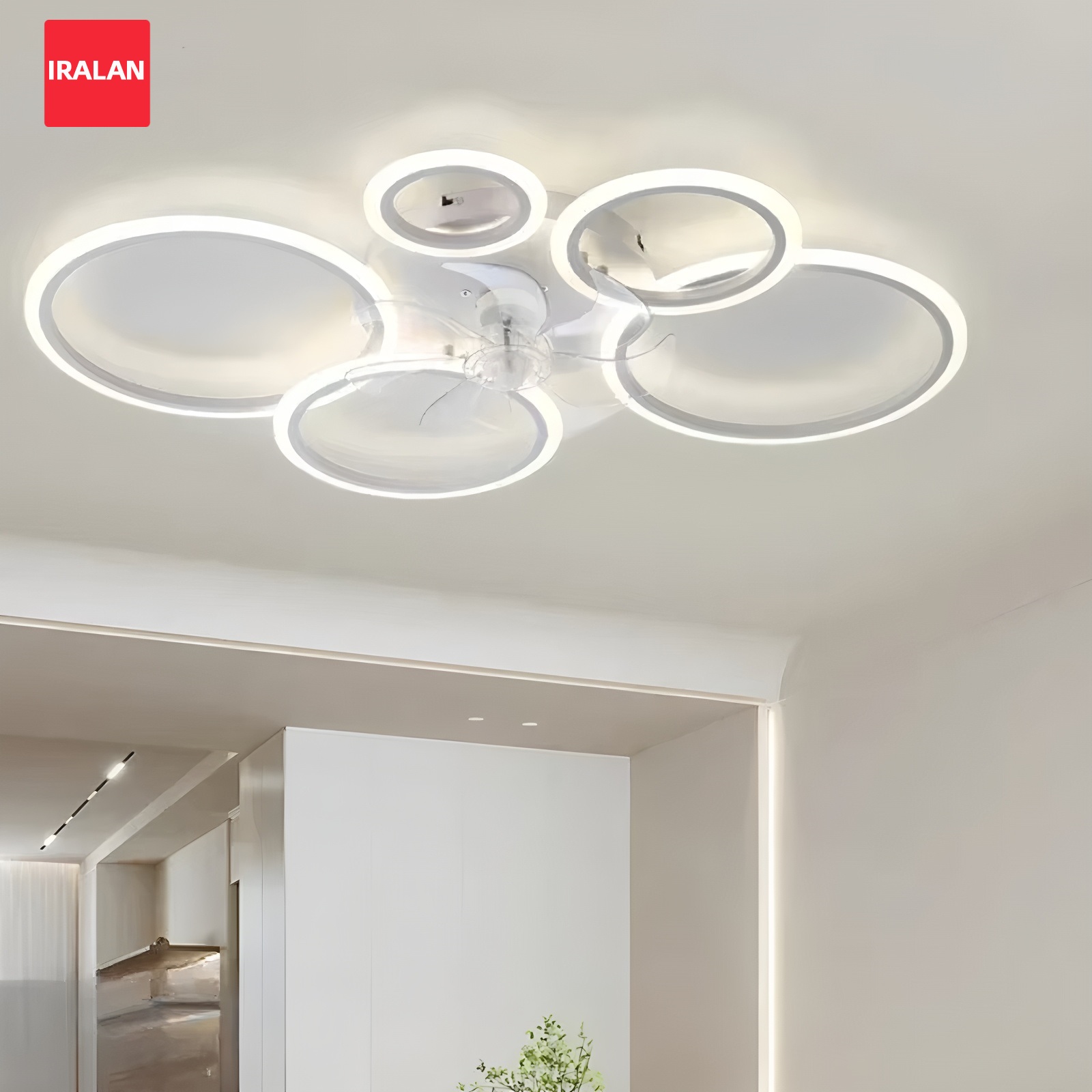 Decor Lighting Ceiling Fans - Ventilateur de plafond avec éclairage LED,