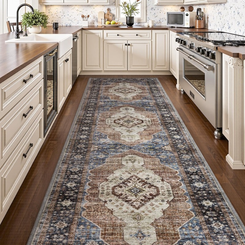 Decor Lighting Online - Tapis de couloir style bohème, rétro,