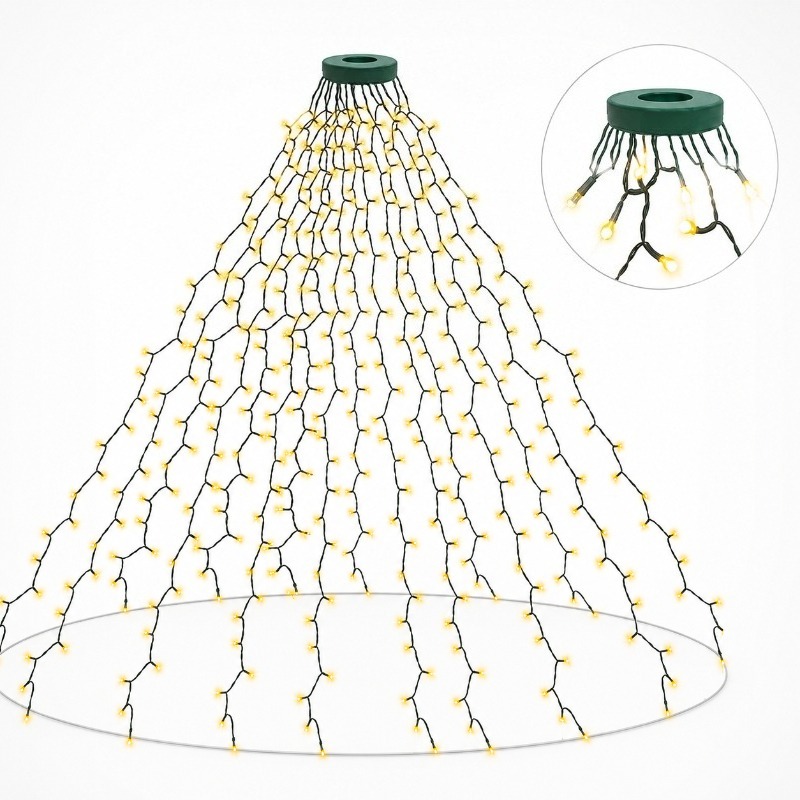 Garden Lighting Decor - Guirlandes lumineuses LED USB étanches, 8