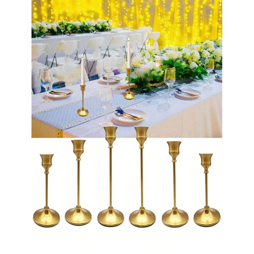 Candle Holder Set - Ensemble de 6 porte-bougies de haute