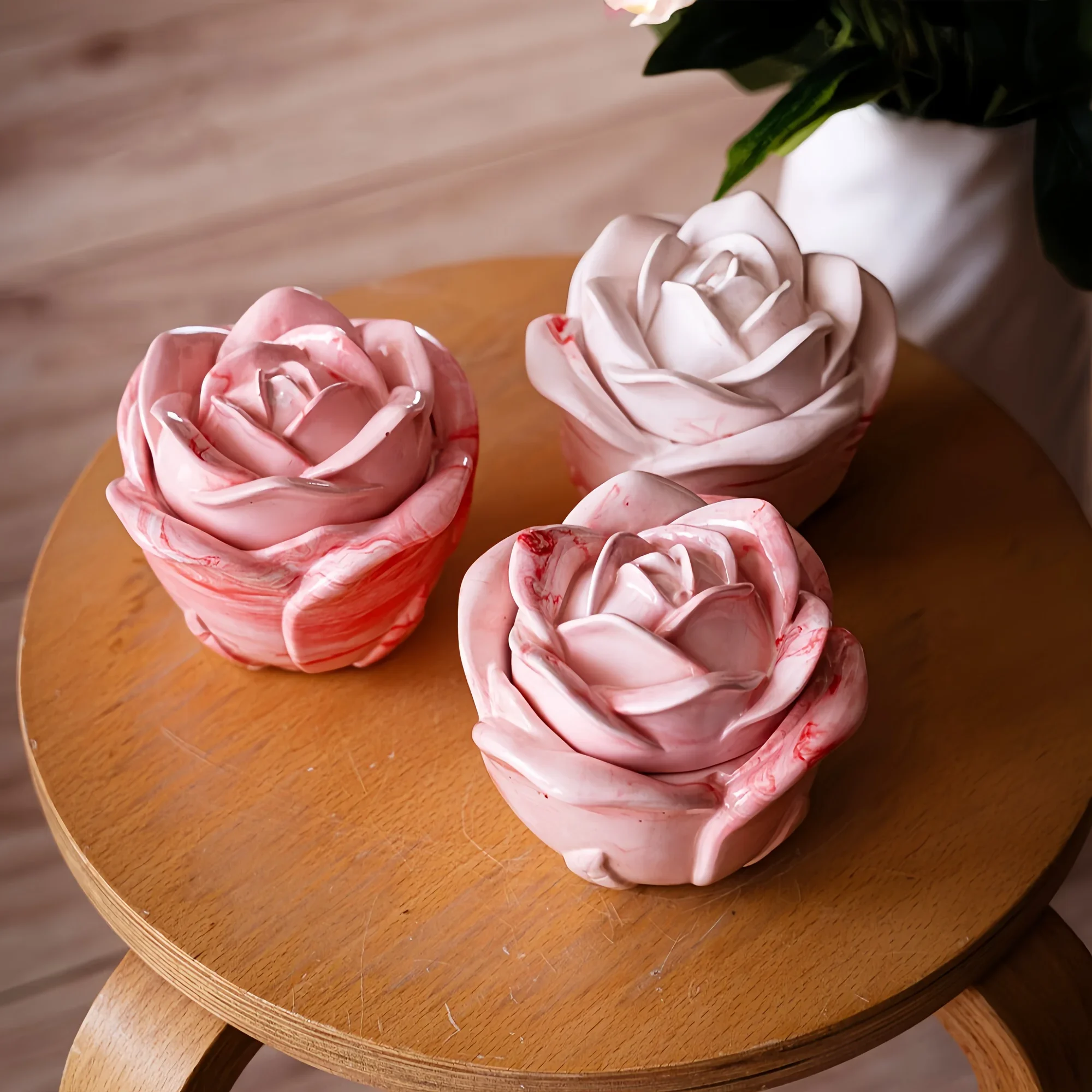 Candle Holder Set - Ensemble de 2 moules en Silicone