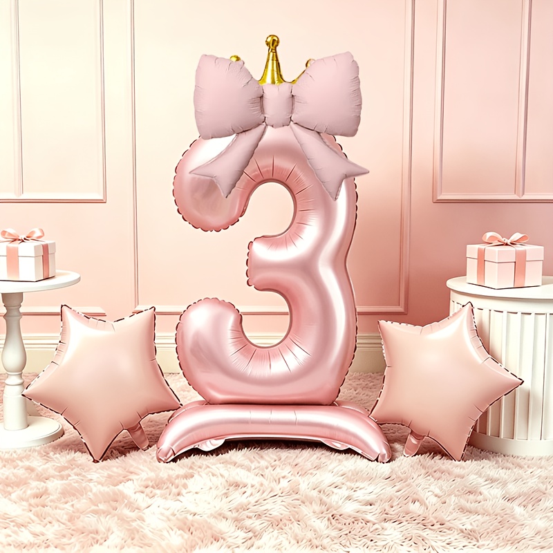 Lighting Decor Photos - Ballons 3D rose clair de luxe