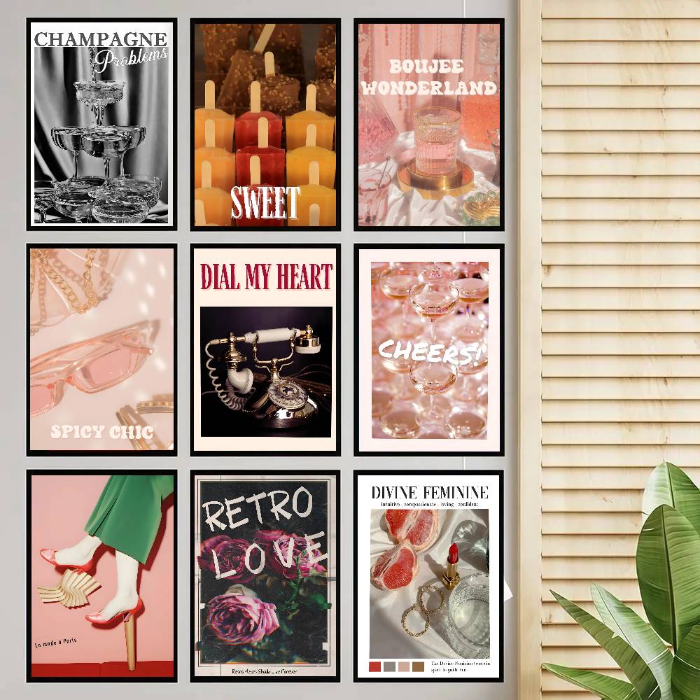 Lighting And Decor Magazine - Affiche Murale Autocollante Moderne de Luxe