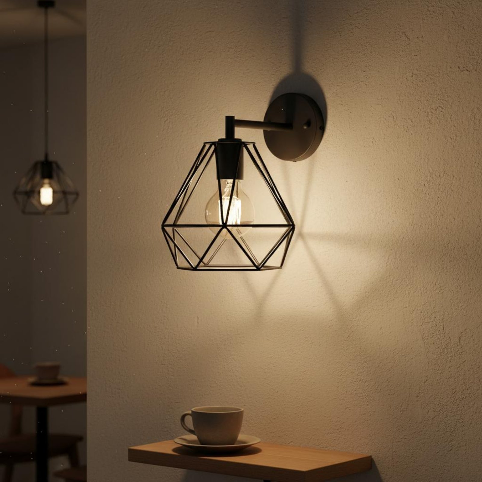 Abat-jour en forme de losange, - Geometric Lamp Shade avis et prix