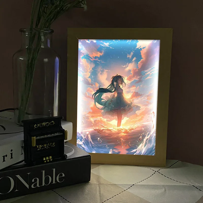 Hatsune Miku série peinture lu - Lighting Decor Photos avis et prix
