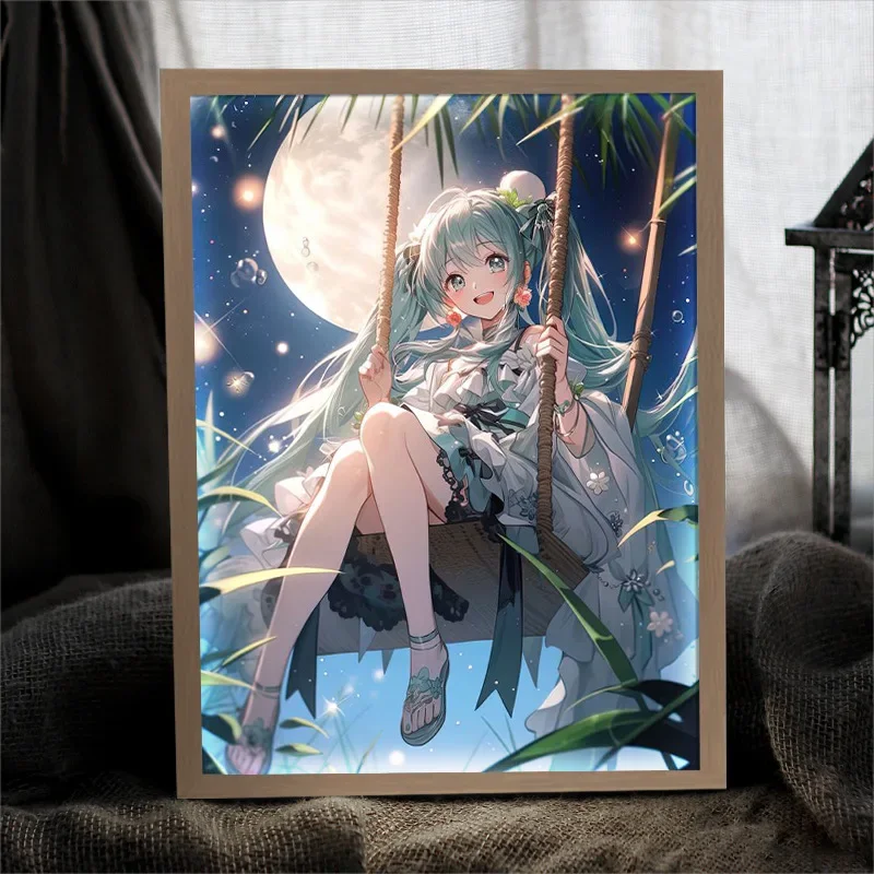 Hatsune Miku série peinture lu - Lighting Decor Photos avis et prix