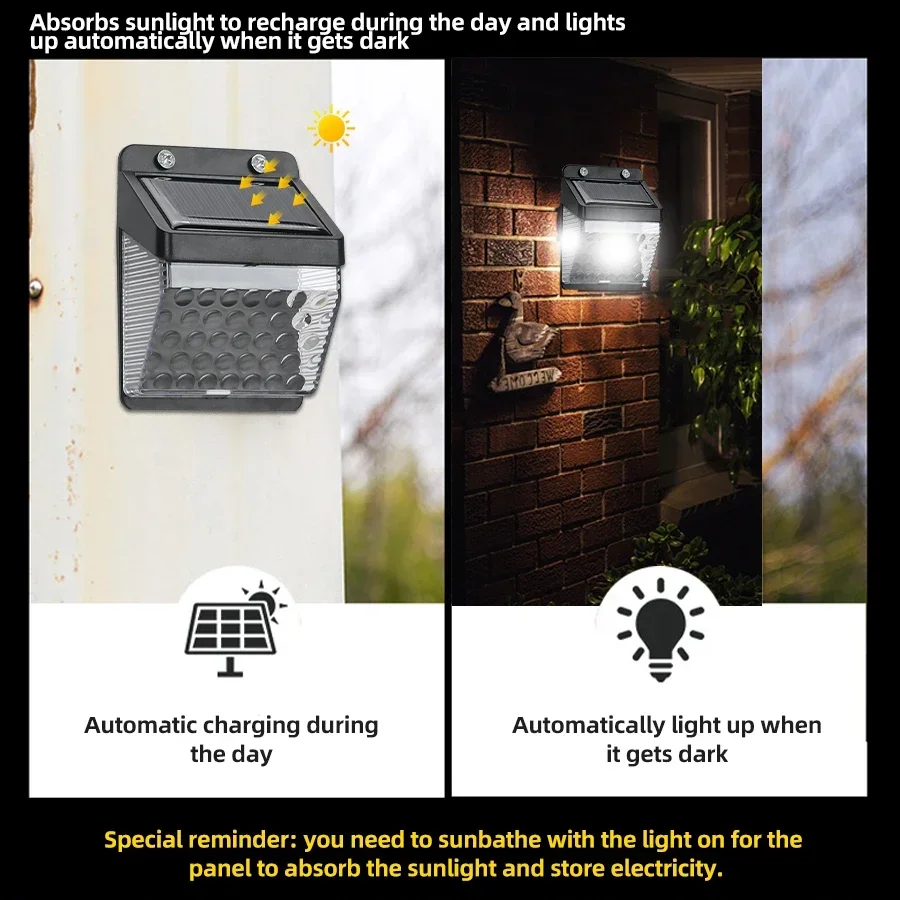 Lampe solaire LED avec capteur - Garden Lighting Decor avis et prix
