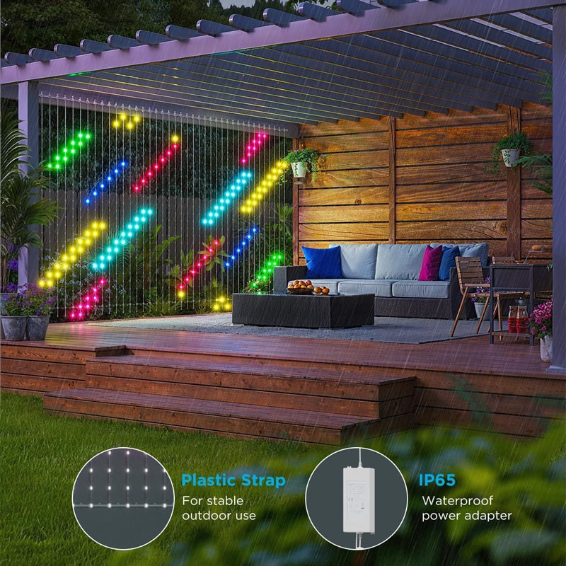 Guirlandes lumineuses intellig - Fairy Light Curtain avis et prix
