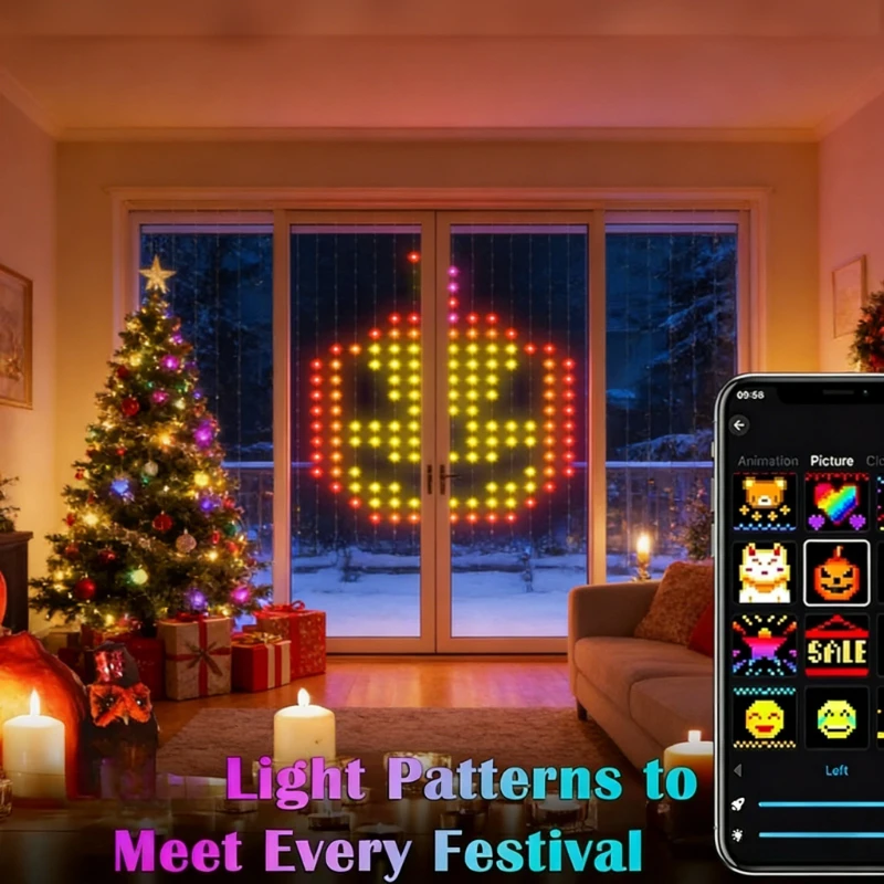 Rideaux lumineux intelligents  - Fairy Light Curtain avis et prix