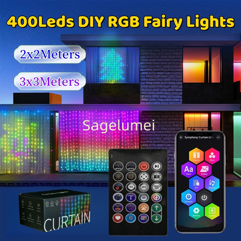 400LED guirlandes lumineuses r - Fairy Light Curtain avis et prix