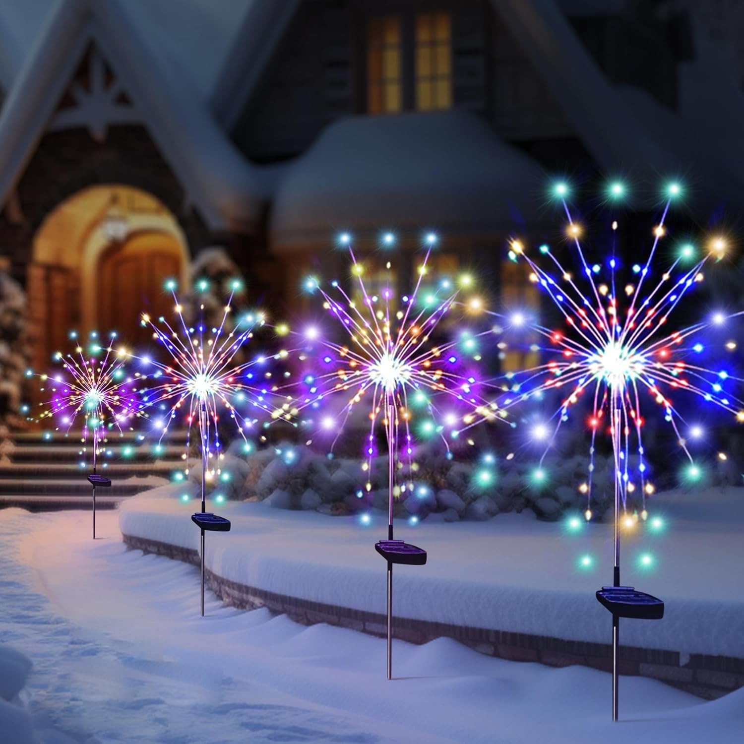 Feu d'artifice solaire LED, dé - Outdoor Lighting Wedding Decor avis et prix