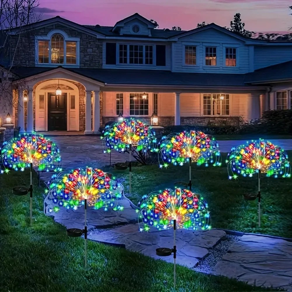 Feu d'artifice solaire LED, dé - Outdoor Lighting Wedding Decor avis et prix