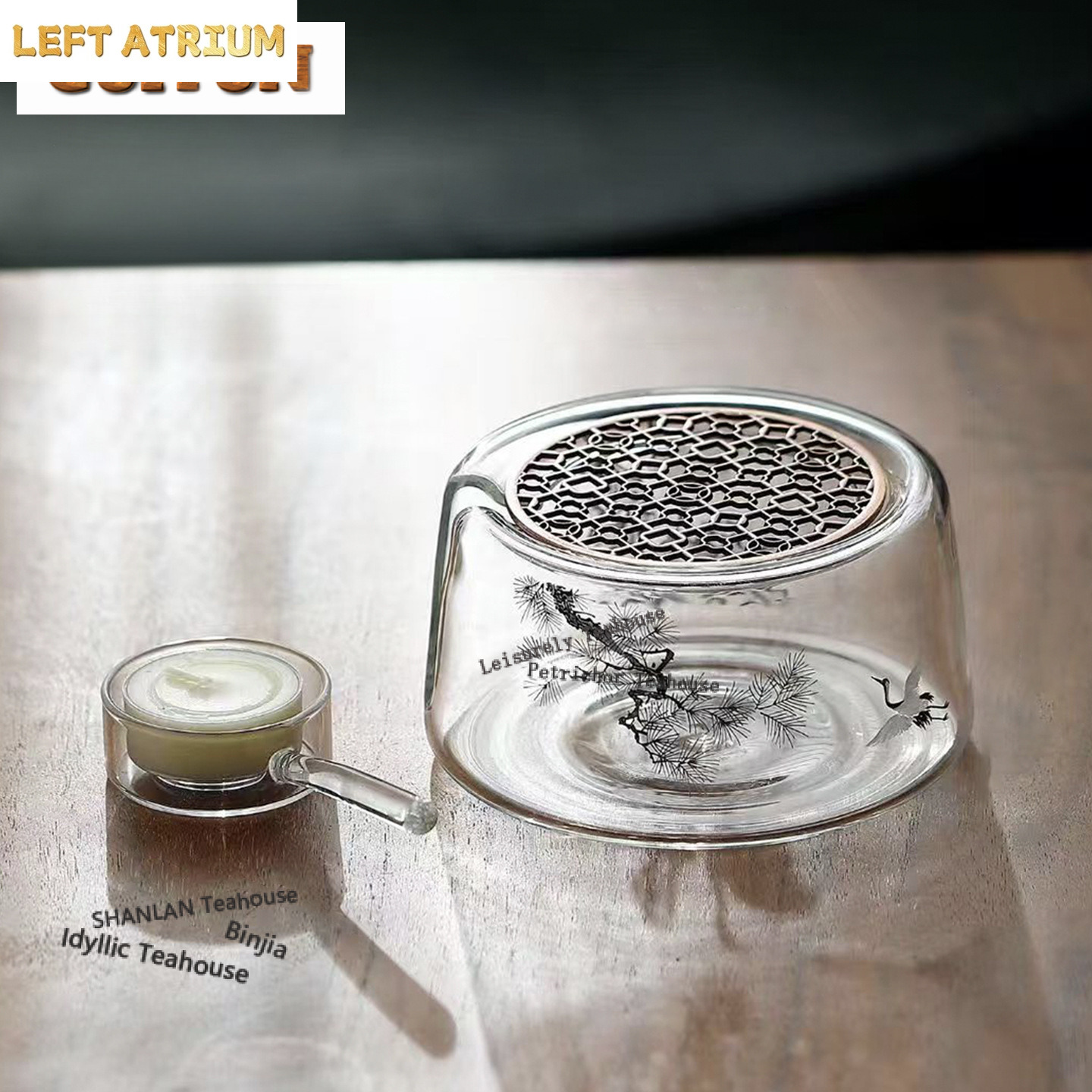 Support chauffe-thé en verre é - Candle Holder Set avis et prix