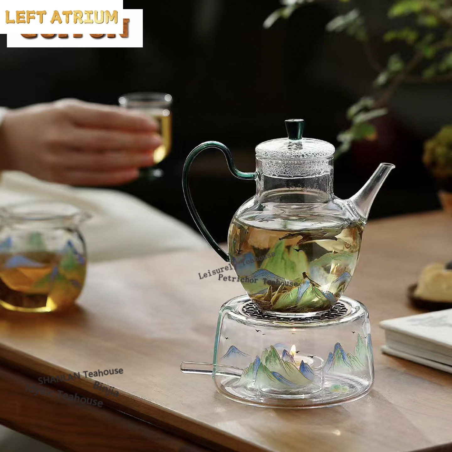 Support chauffe-thé en verre é - Candle Holder Set avis et prix