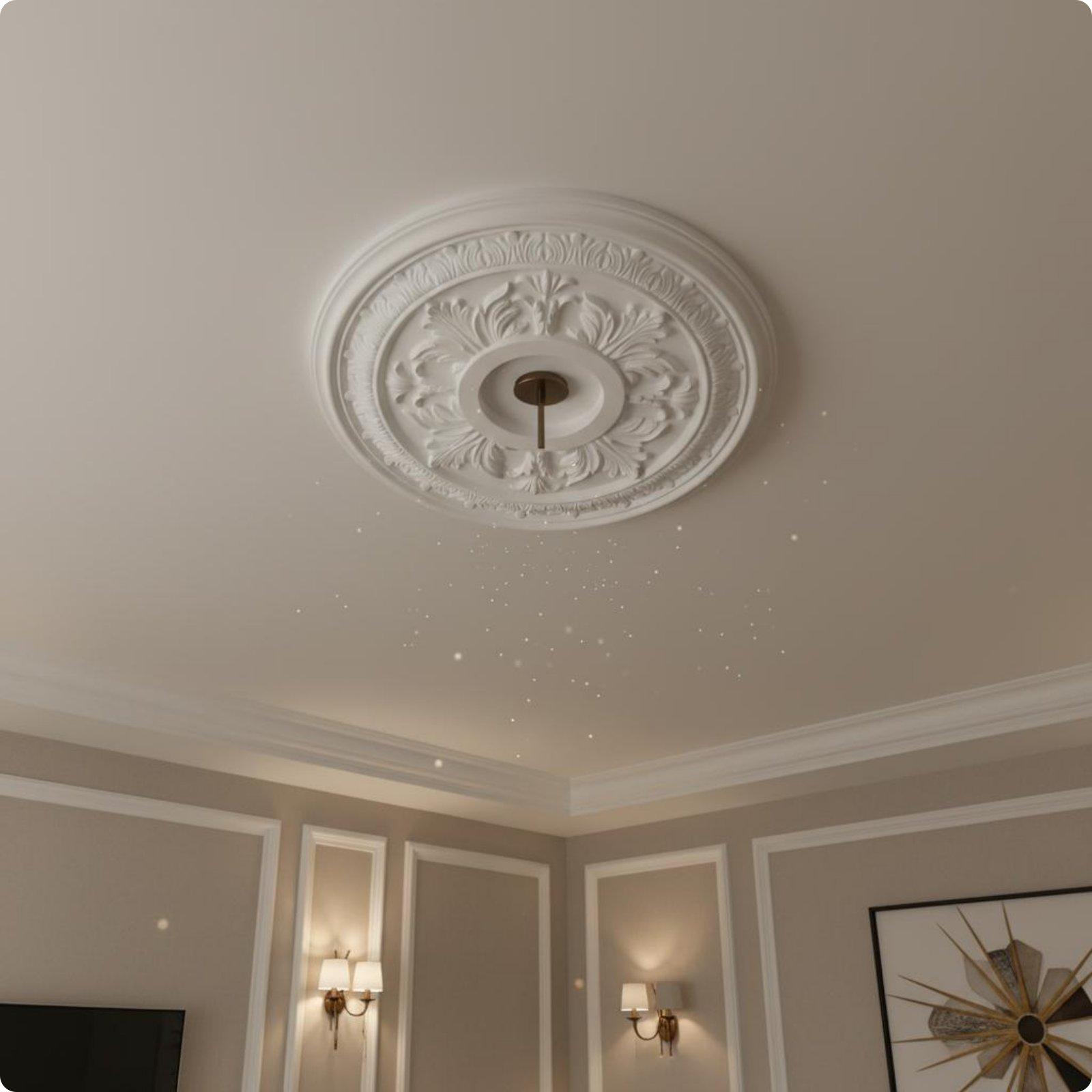 Plafonnier rond en PU avec méd - Decor Lighting Fixtures avis et prix