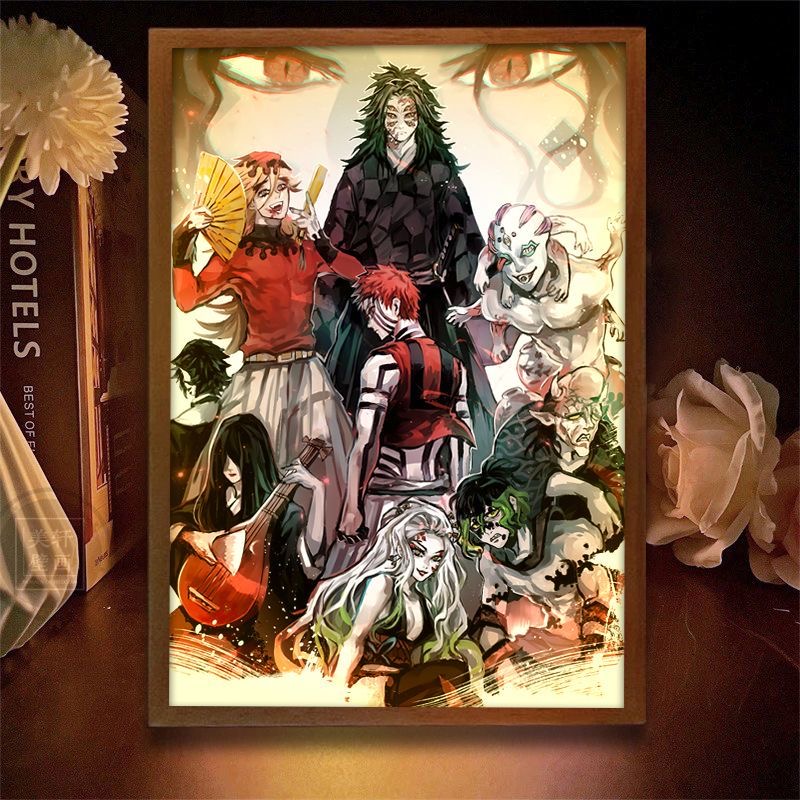 Figurines d'action Demon Slaye - Lighting Room Decor Photo avis et prix