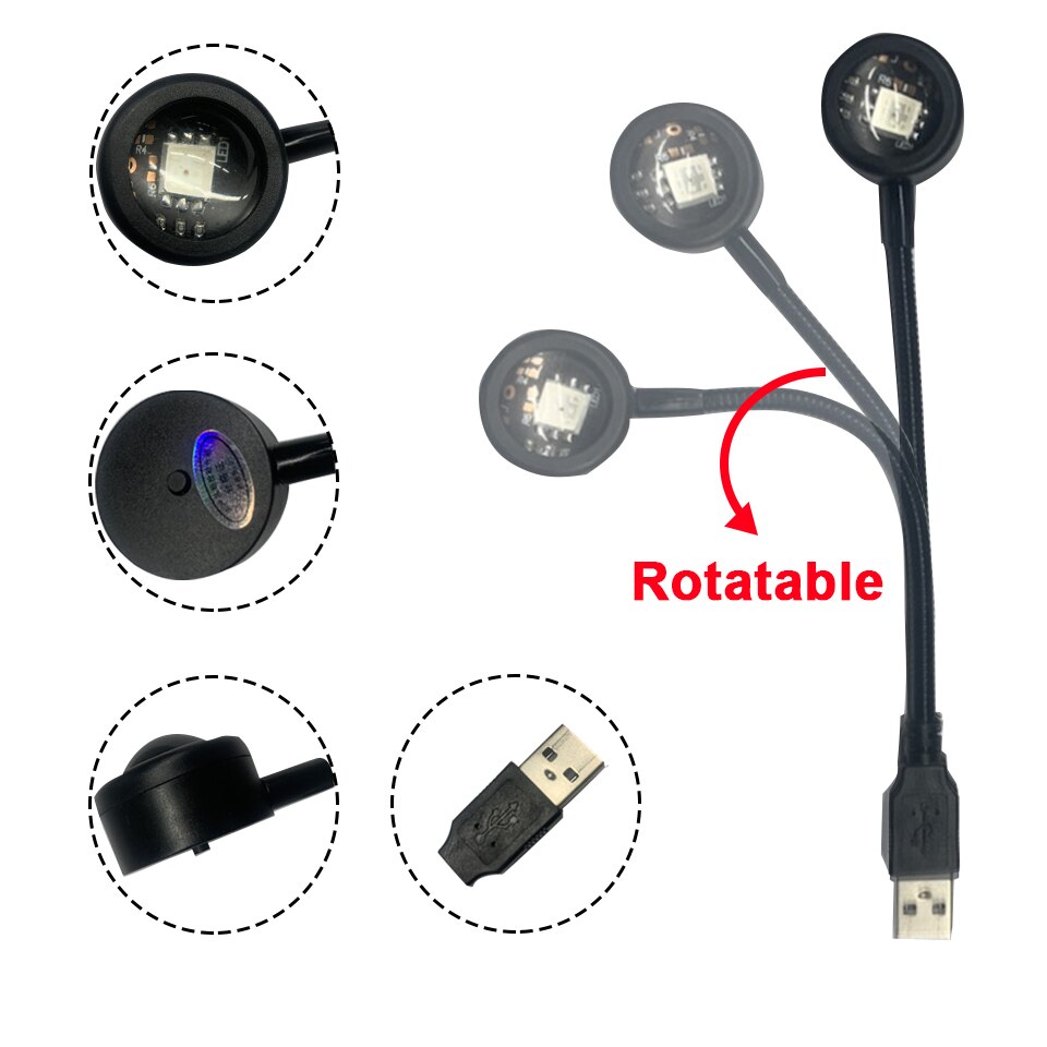 Projecteur mural créatif USB L - Lighting Room Decor Photo avis et prix