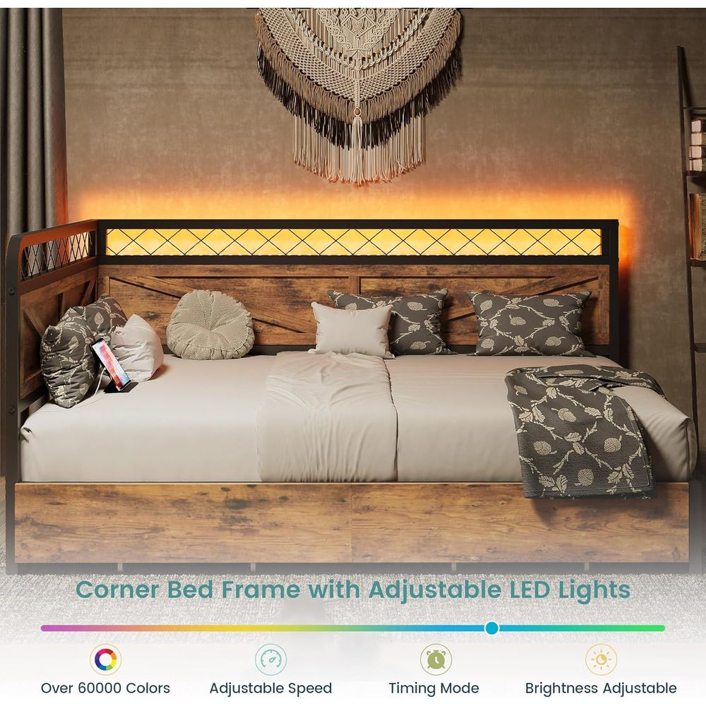 Lit ANCTOR avec rangements, li - Furniture Lighting & Decor Magazine avis et prix