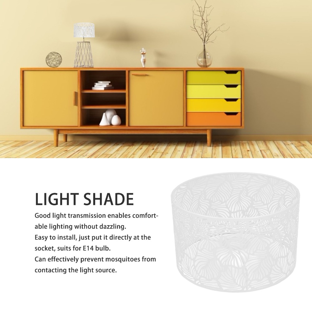 Abat-jour en fer moderne à mot - Geometric Lamp Shade avis et prix