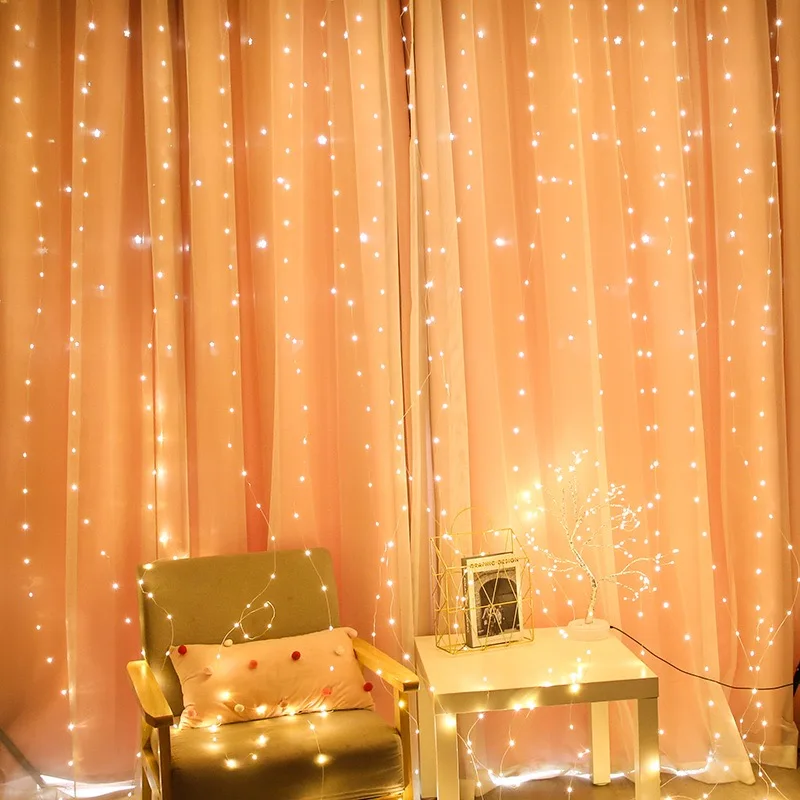 Guirlande lumineuse à piles po - Fairy Light Curtain avis et prix