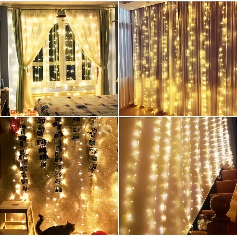 Guirlande lumineuse à piles po - Fairy Light Curtain avis et prix