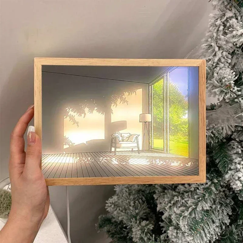 Lumière LED décorative peintur - Lighting Room Decor Photo avis et prix