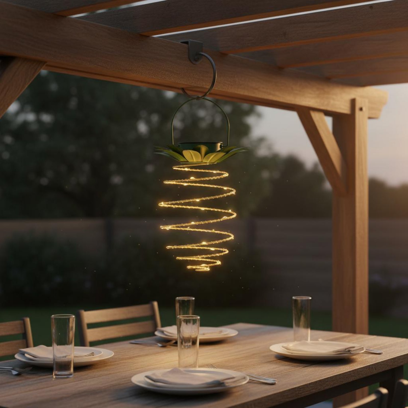 Lampe solaire en forme d'anana - Garden Lighting Decor avis et prix