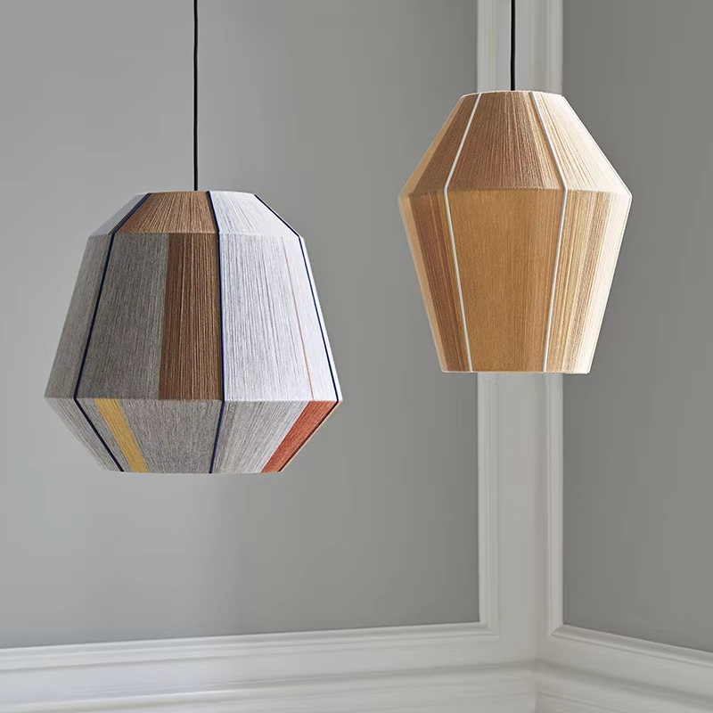 Lampe suspendue en rotin, styl - Geometric Lamp Shade avis et prix