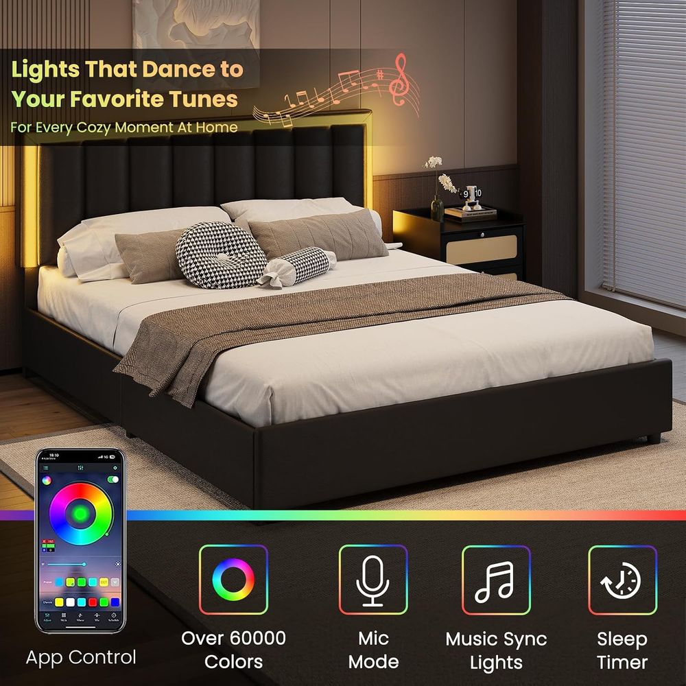 Lit queen size IMMERSTABLE ave - Furniture Lighting & Decor Magazine avis et prix