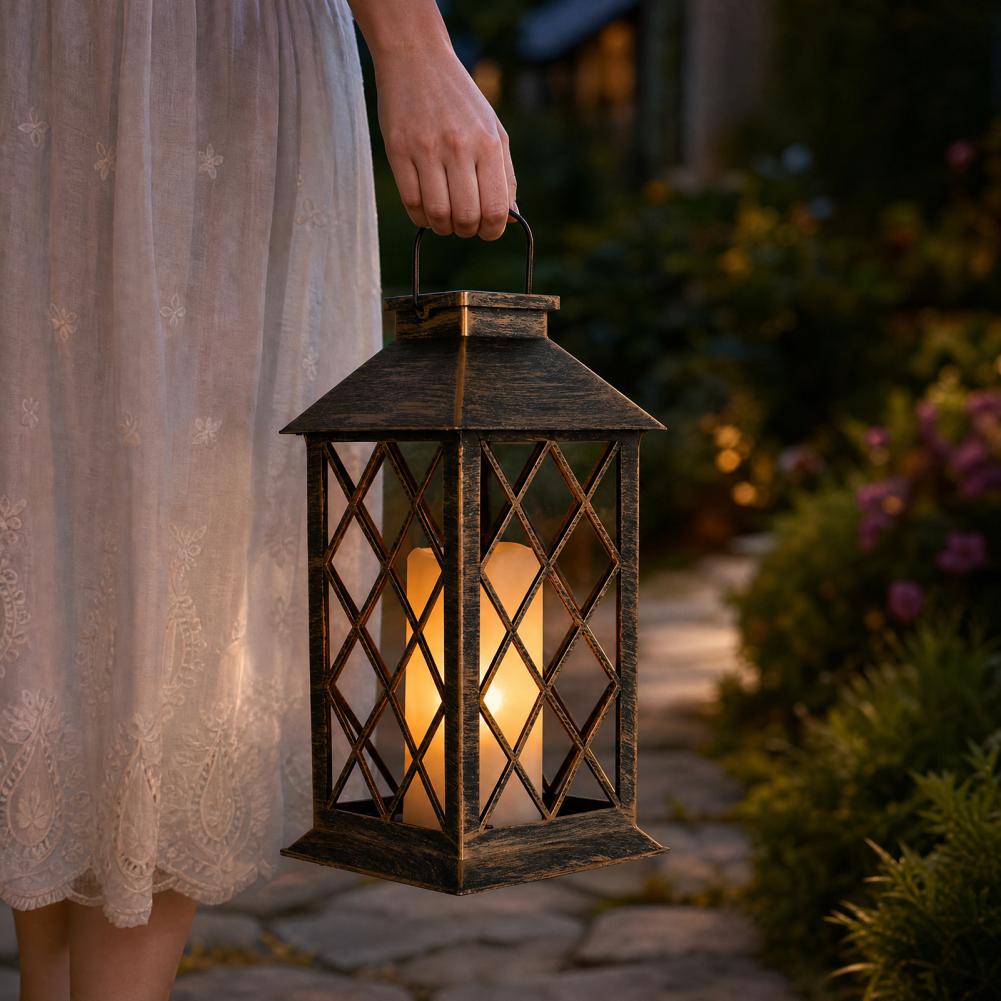 Lanterne solaire rétro, lanter - Garden Lighting Decor avis et prix