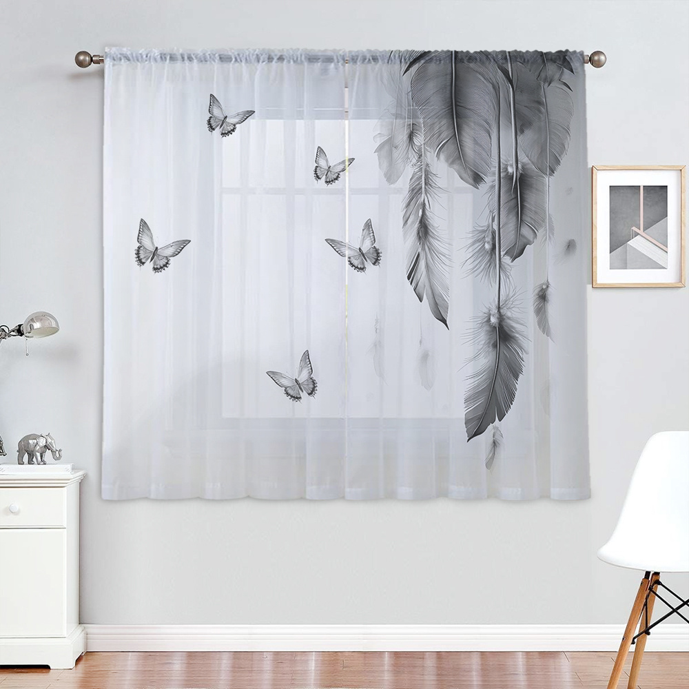 2 rideaux transparents à impre - Fairy Light Curtain avis et prix