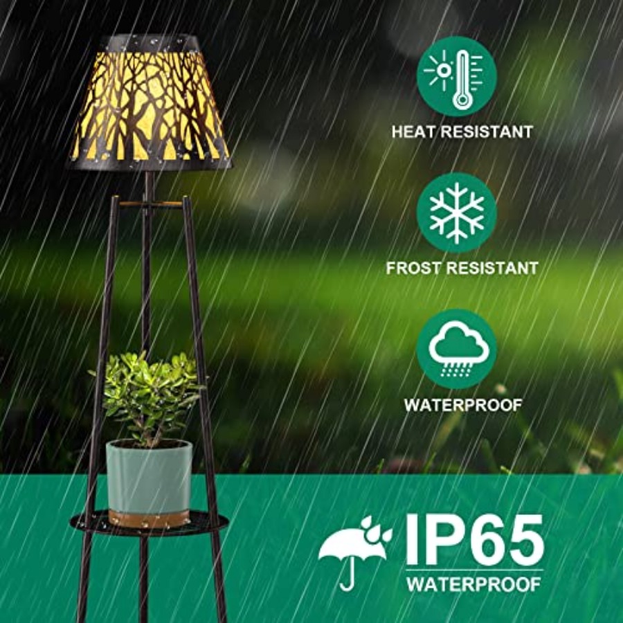 Lot de 2 lampes solaires d'ext - Garden Lighting Decor avis et prix
