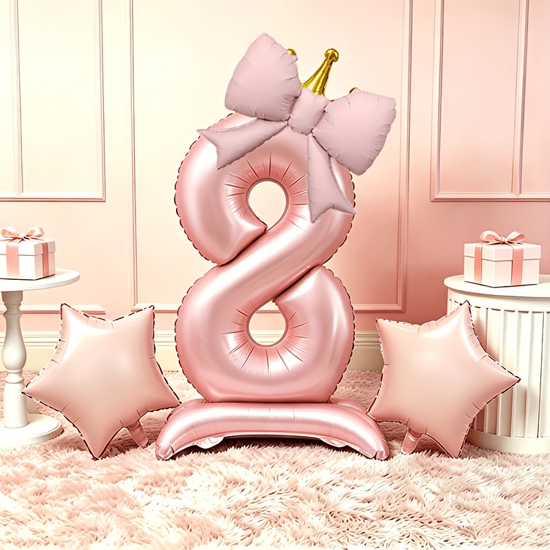 Ballons 3D rose clair de luxe  - Lighting Decor Photos avis et prix