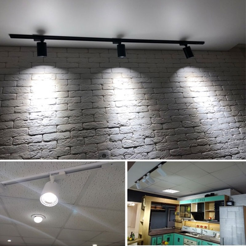 Spot LED sur rail 110V 220V ul - Decor Lighting Fixtures avis et prix