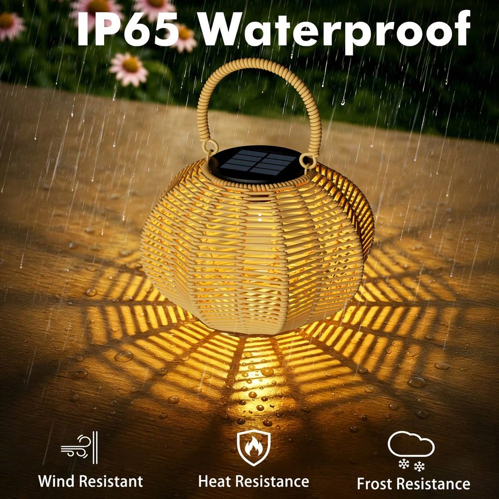 Lampe solaire en rotin pour la - Outdoor Lighting Wedding Decor avis et prix