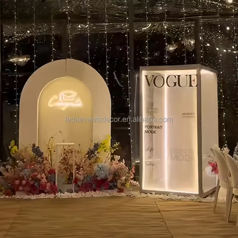 Décoration de scène de mariage - Lighting And Decor Magazine avis et prix