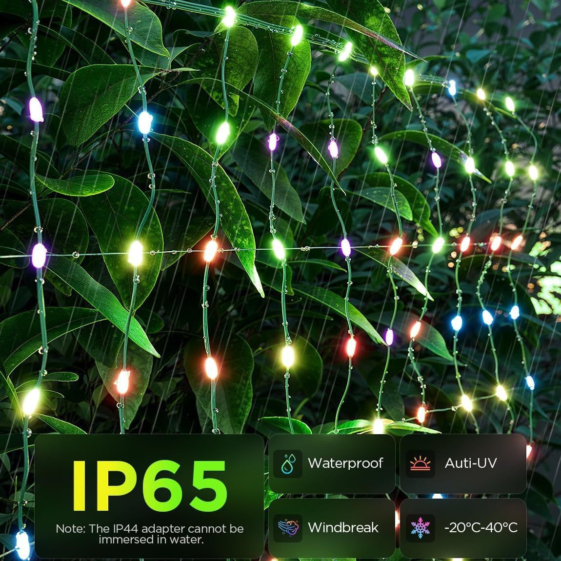 Guirlande de lumières LED en f - Fairy Light Curtain avis et prix