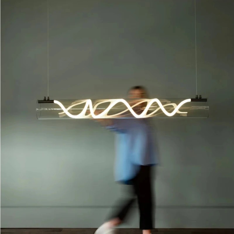 Lustre nordique à tube long, d - Decor Lighting Fixtures avis et prix