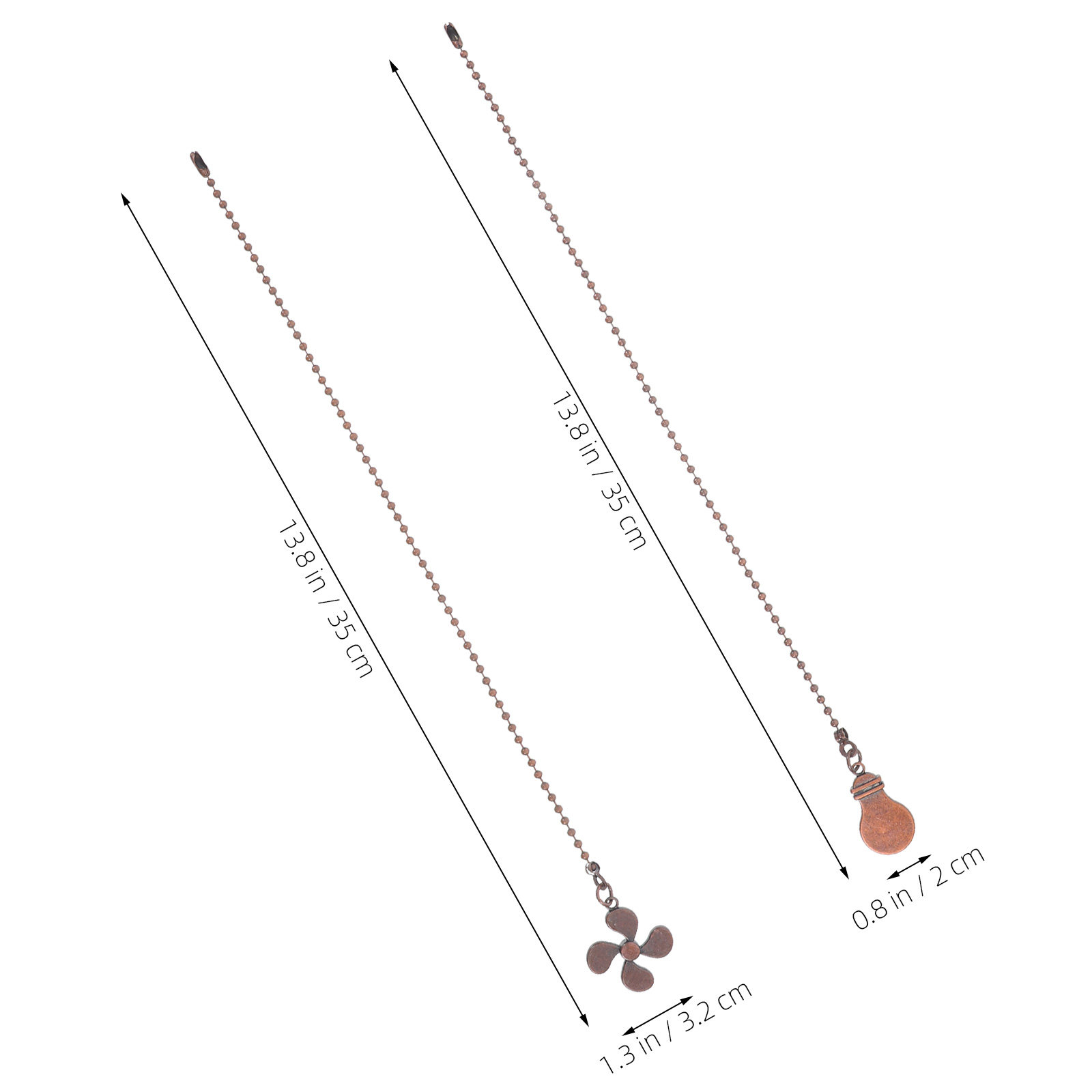 2 pièces de chaînes de command - Decor Lighting Ceiling Fans avis et prix