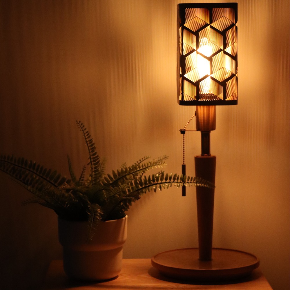 Abat-jour en fer moderne à mot - Geometric Lamp Shade avis et prix