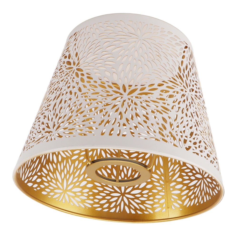 Abat-jour en fer moderne à mot - Geometric Lamp Shade avis et prix