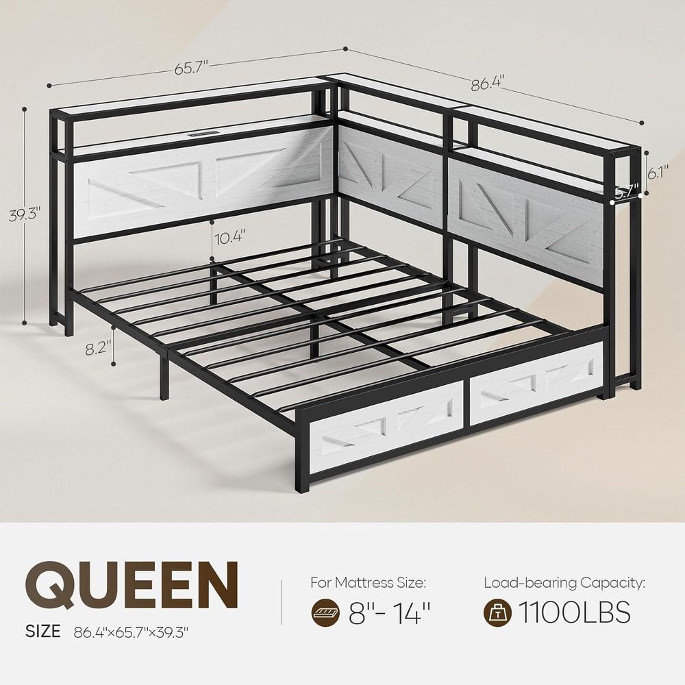 Lit Queen Size CIKUNASI avec r - Furniture Lighting & Decor Magazine avis et prix