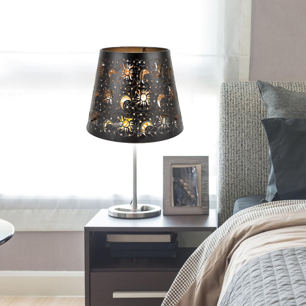 Abat-jour en fer moderne à mot - Geometric Lamp Shade avis et prix